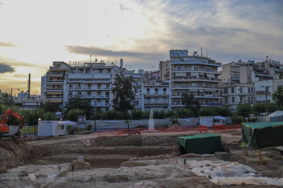 Έργα για τη γραμμή 4 του μετρό στην πλατεία Κυψέλης / Eurokinissi Έργα για τη γραμμή 4 του μετρό στην πλατεία Κυψέλης / Eurokinissi