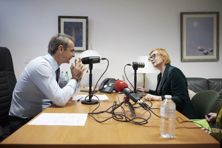 Ο Κυριάκος Μητσοτάκης μιλά στο podcast του Politico/Γραφείο Τύπου πρωθυπουργού Ο Κυριάκος Μητσοτάκης μιλά στο podcast του Politico/Γραφείο Τύπου πρωθυπουργού