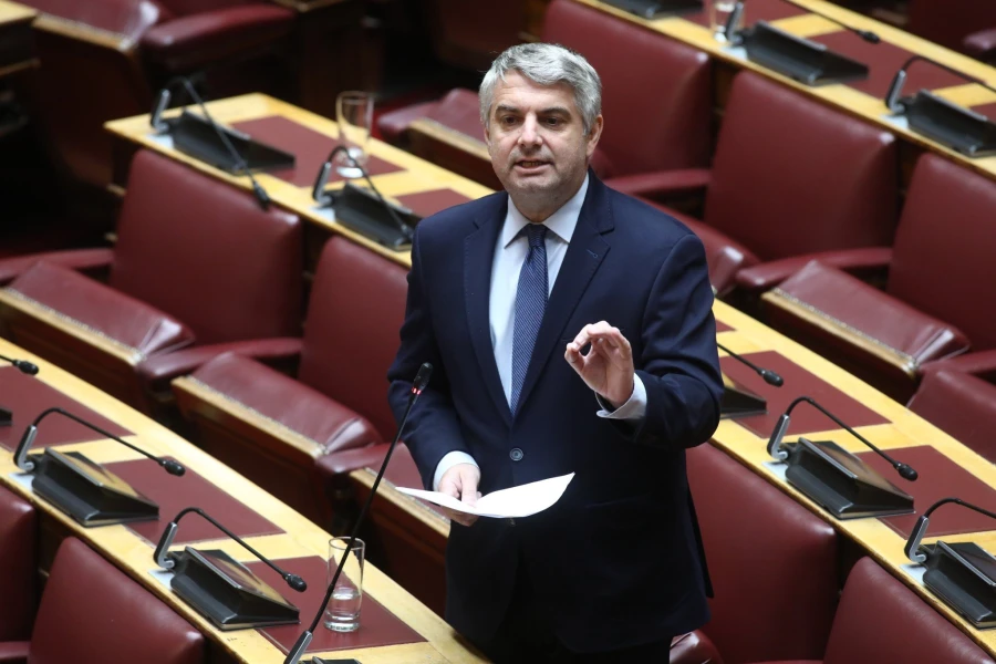 Ο βουλευτής του ΠΑΣΟΚ Οδυσσέας Κωνσταντινόπουλος / Eurokinissi
