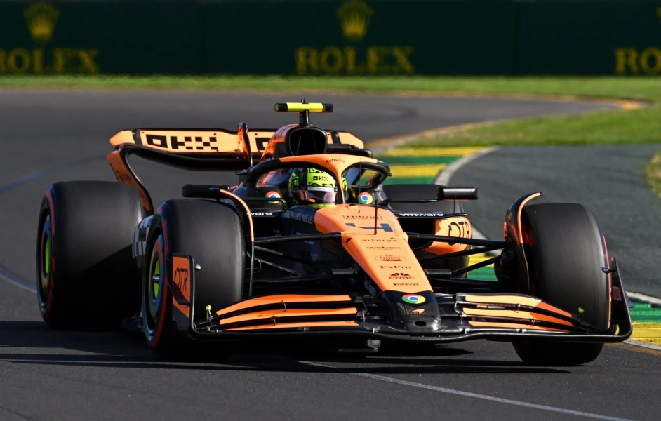 2024 Reuters F1 GP AUS Q Lando Norris
