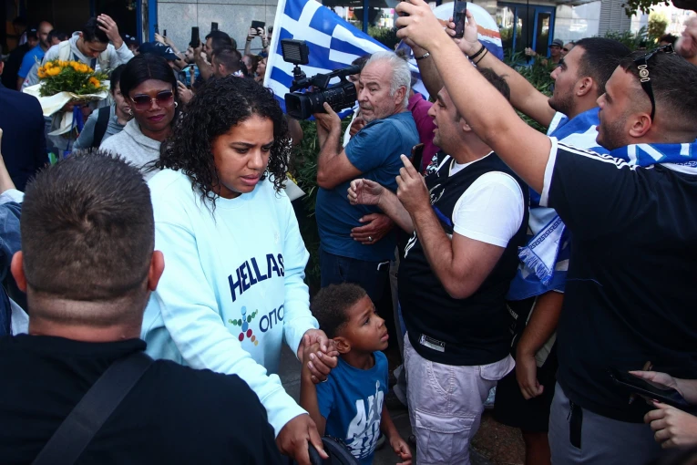 Η Μαράια, σύζυγος του Γιάννη Αντετοκούνμπο/ Eurokinissi