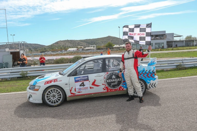 O Γιώργος Κεχαγιάς (ΑΣΜΑ), οδήγησε το Mitsubishi Lancer Evo στη νίκη, ενώ σημείωσε και τον ταχύτερο γύρο της Κατηγορίας Ν με χρόνο 1’06’’.375.