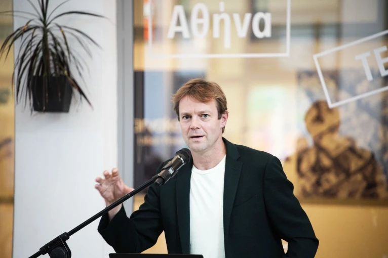 Ο Bas Smets. Φωτό: Δήμος Αθηναίων