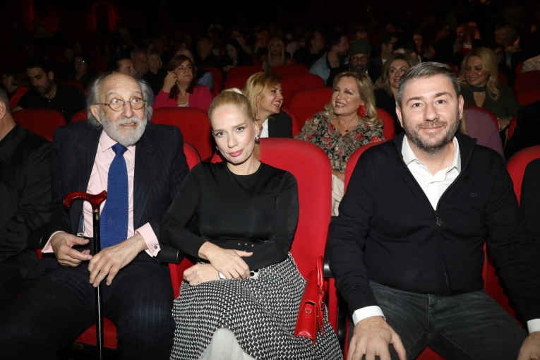 Αλέξανδρος Λυκουρέζος, Τζένη Οικονόμου, Νίκος Ανδρουλάκης / φωτογραφία NDP