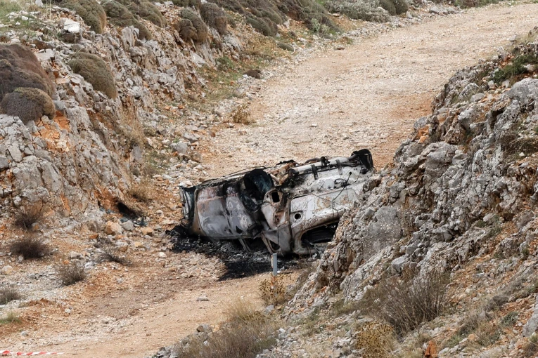 Το όχημα που φέρονται να χρησιμοποίησαν οι δράστες της δολοφονίας του Γιάννη Λάλα. INTIME NEWS