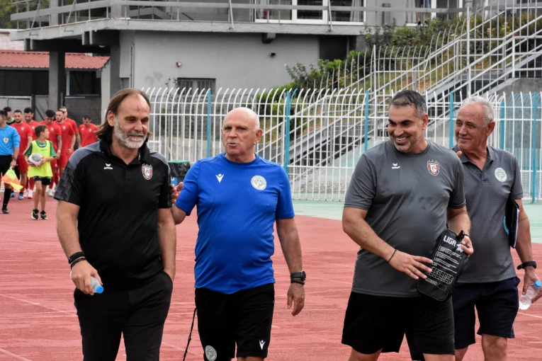 Ο Γιάννης Τάτσης στην Παναχαϊκή/ Eurokinissi