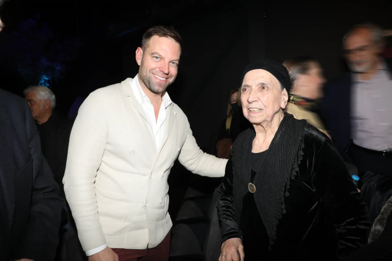 Στέφανος Κασσελάκης, Ουρανία Ξυλούρη / φωτογραφία NDP