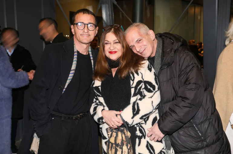 Χάρης Ασημακόπουλος, Τζόυς Ευείδη, Γιώργος Καλφαμανώλης / φωτογραφία NDP