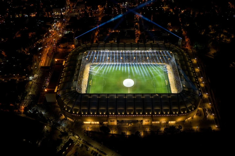 Πανοραμική εικόνα του γηπέδου της ΑΕΚ/ Πηγή: Eurokinissi