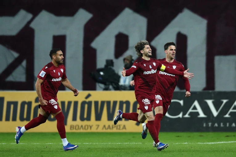 Ο Σαγάλ έκανε το 1-1 στο ΑΕΛ - ΠΑΟΚ/Eurokinissi