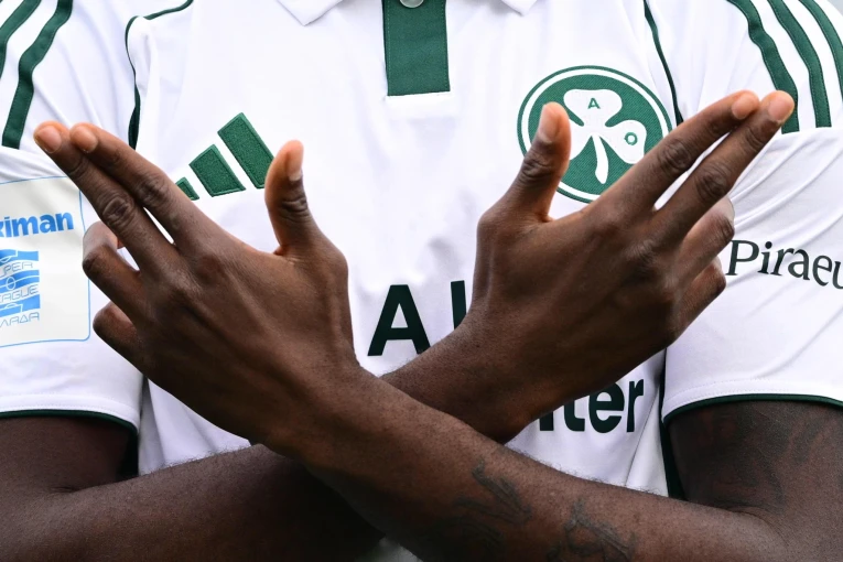 Ο... viral πανηγυρισμός του Ανδρέα Τεττέη και οι «καπνισμένες κάνες». Πηγή: Eurokinissi