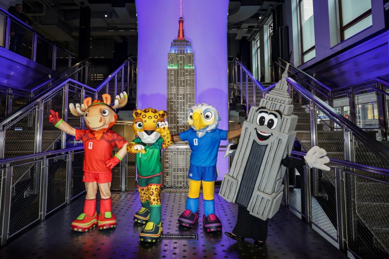 The FIFA World Cup 2026 mascots / REUTERS/Jeenah Moon