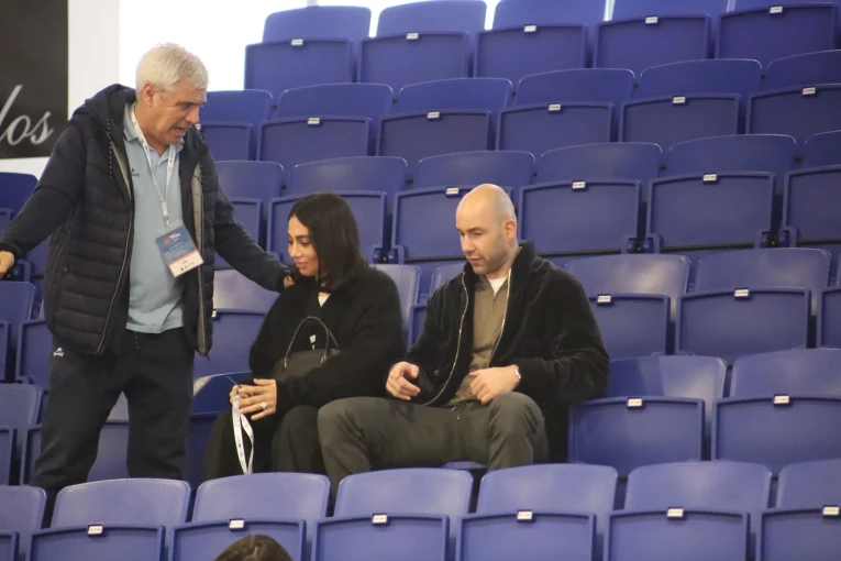 Ο Βασίλης Σπανούλης με την Ολυμπία Χοψονίδου / Πηγή: Αργυρώ Κουκά