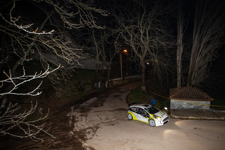 οι Στάθης Κουκέας-Νικόλαος Πετρόπουλος με Ford Fiesta R5,