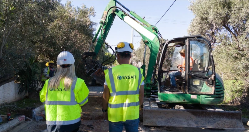 Εργασίες Κατασκευής Δικτύου Αποχέτευσης Δήμου Σπάτων - Αρτέμιδος, Πηγή: Αρχείο ΕΥΔΑΠ