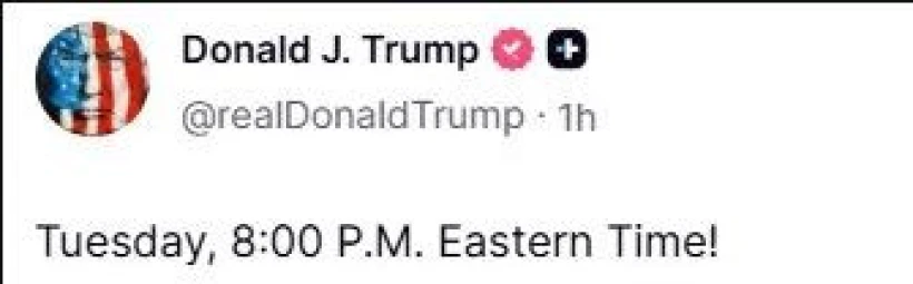 TRUTH SOCIAL/DONALD TRUMP