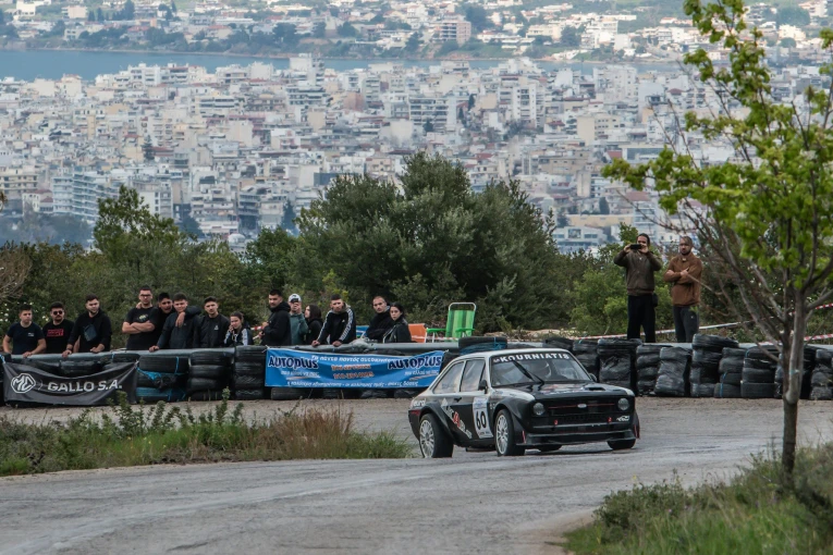 Δεν θα μπορούσε να απουσιάζει από την Ανάβαση Ριτσώνας ο Αθανάσιος Κουρνιάτης (Ford Escort MKII)
