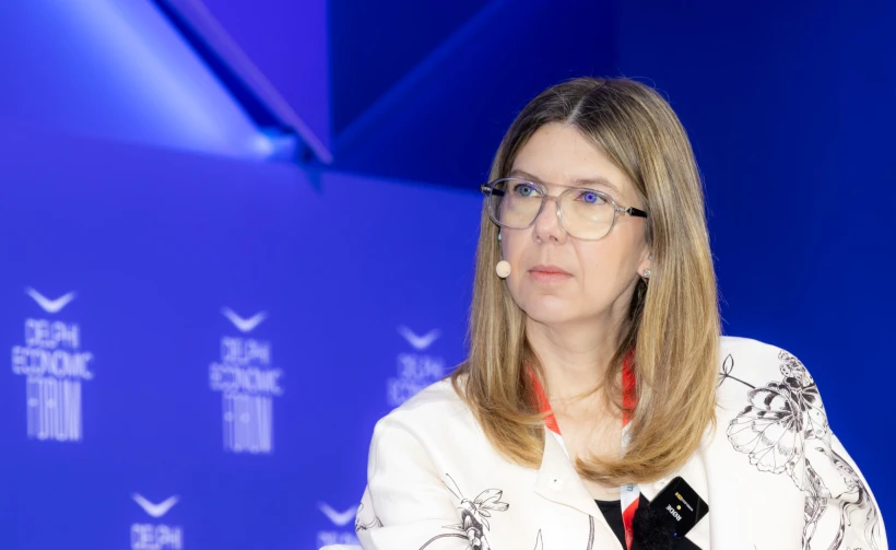 Η Διευθύνουσα Σύμβουλος της Volvo Γιοβάνα Γιόβιτς, συμμετείχε στο πάνελ με τίτλο «City in Motion: The Evolution of Athens Transport»,
