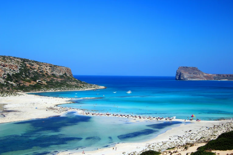 Η παραλία Μπάλος στην Κρήτη. Φωτό: Unsplash