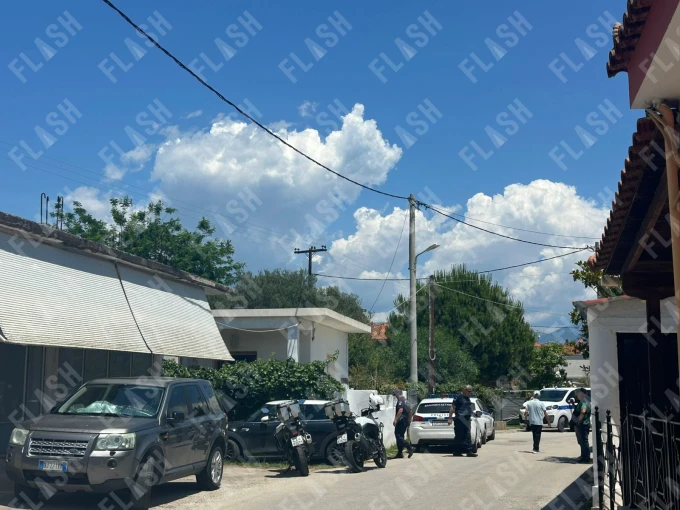 Διπλό φονικό στον Λογγό Αιγιαλείας / Φωτ.: FLASH