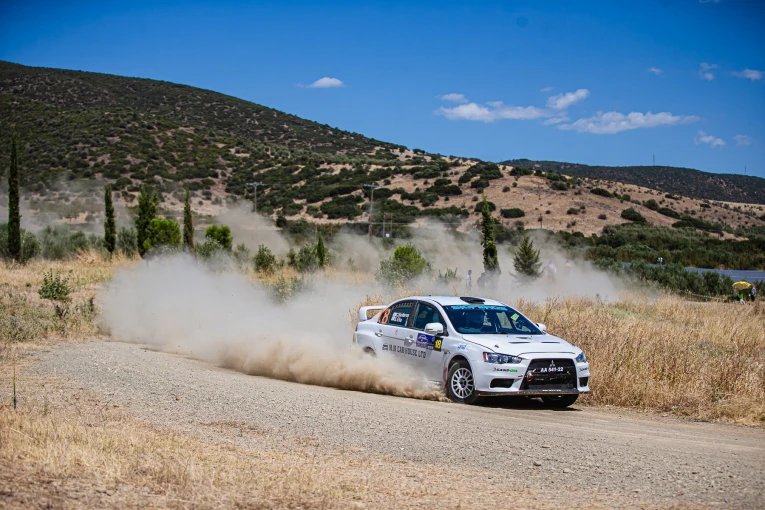Κωνσταντίνος Σιόφερος-Στέλιος Ηλία με Mitsubishi Lancer Evo X