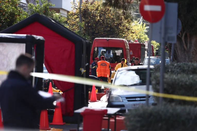 Ύποπτος φάκελος στα ΕΛΤΑ Χαλανδρίου/φωτό eurokinissi