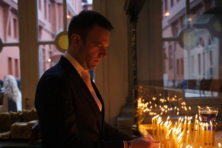 Ο Στέφανος Κασσελάκης στο Φανάρι για τα Θεοφάνεια/φωτό eurokinissi