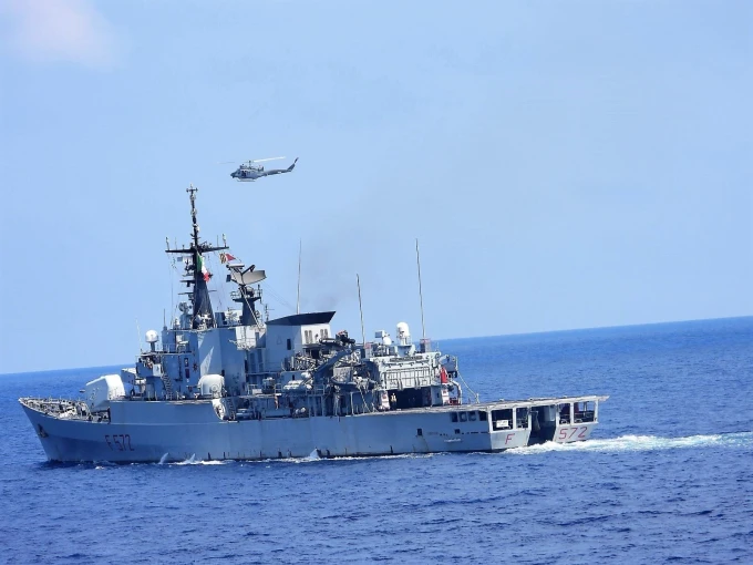 Η φρεγάτα Ύδρα του Πολεμικού Ναυτικού / Eurokinissi Η φρεγάτα Ύδρα του Πολεμικού Ναυτικού / Eurokinissi