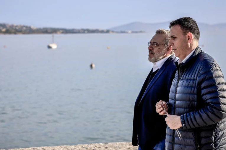 Όθων Ηλιόπουλος και Γιώργος Καραμέρος / Eurokinissi