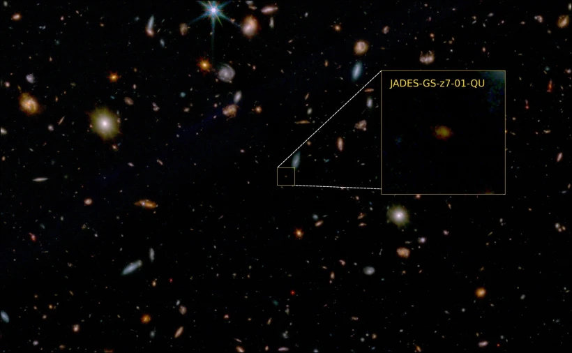 Νεκρός γαλαξίας / JADES Collaboration Reuters