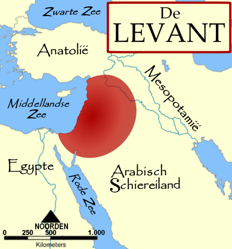 Η περιοχή του Λεβάντε στη Μέση Ανατολή / Wikimedia