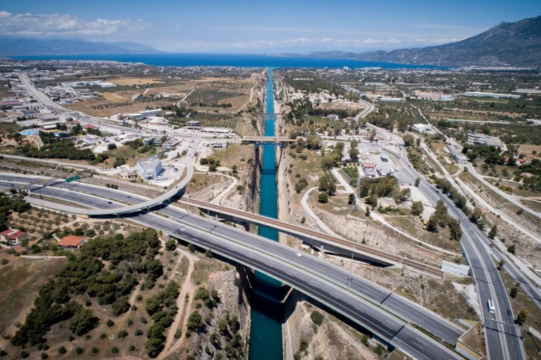 Ο Ισθμός της Κορίνθου / φωτ. αρχείου Eurokinissi