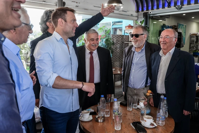 Ο Στέφανος Κασσελάκης στο Ηράκλειο / Eurokinissi Ο Στέφανος Κασσελάκης στο Ηράκλειο / Eurokinissi
