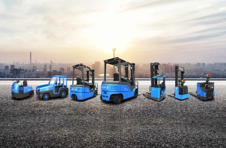 BYD Forklift Line Up 