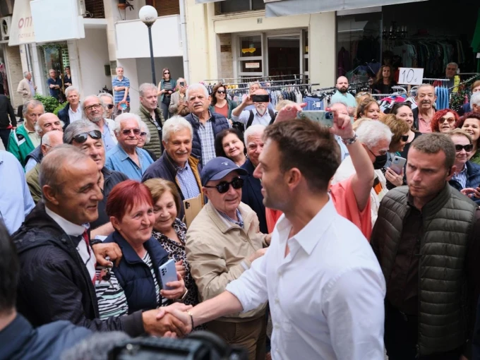 Ο Στέφανος Κασσελάκης στην Άρτα / Eurokinissi