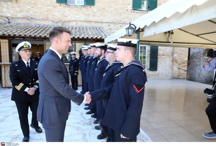 Στέφανος Κασσελάκης στο Ναύσταθμο Κερκύρας / intime