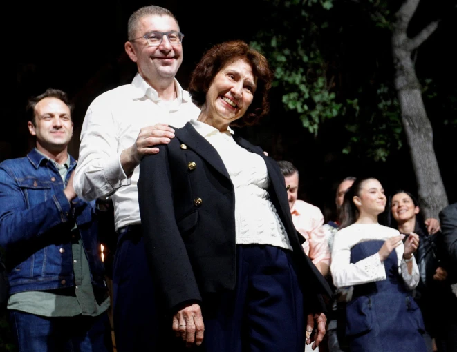 H νέα πολιτειακή και πολιτική ηγεσία της Βόρειας Μακεδονίας  / Reuters