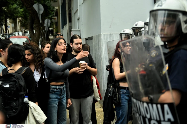 Κινητοποίηση φοιτητών μετά την εκκένωση της κατάληψης Κινητοποίηση φοιτητών μετά την εκκένωση της κατάληψης
