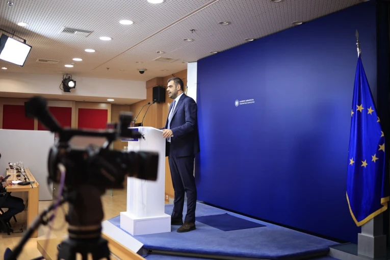 Ο κυβερνητικός Εκπρόσωπος Παύλος Μαρινάκης / Eurokinissi