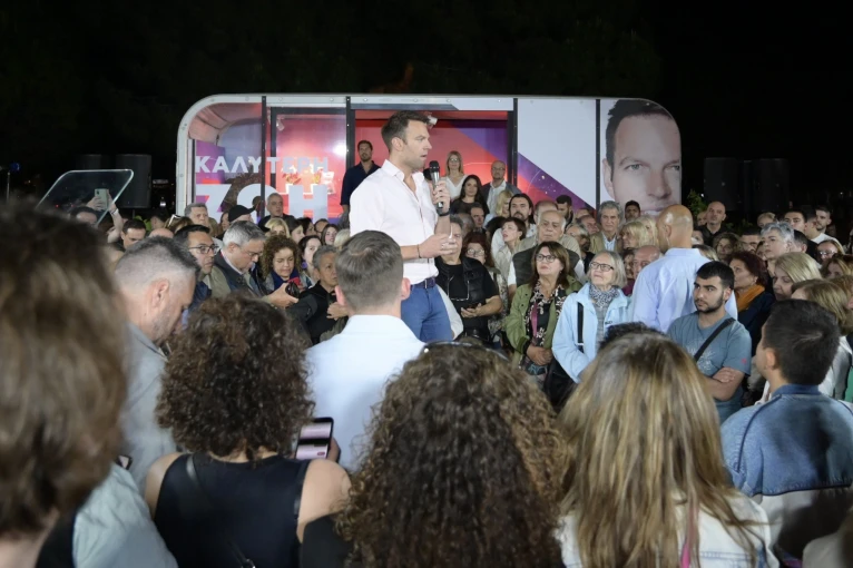 Στέφανος Κασσελάκης - Ομιλία στη θεσσαλονίκη / eurokinissi