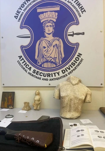 αρχαιοκαπηλία / Ελληνική Αστυνομία