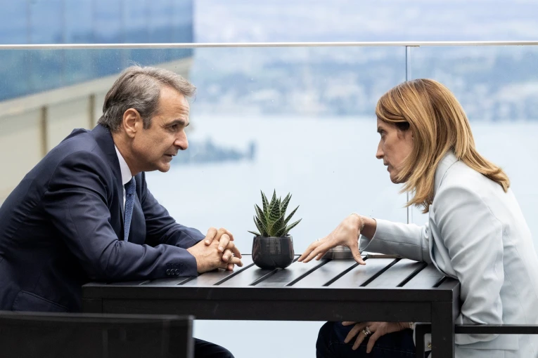          Κυριάκος Μητσοτάκης - Ελβετία / ΑΠΕ     