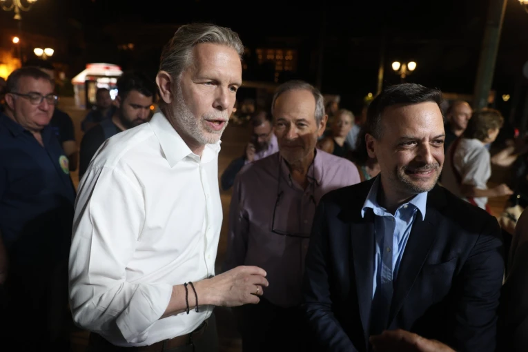Παύλος Γερουλάνος και Χάρης Δούκας / Eurokinissi Παύλος Γερουλάνος και Χάρης Δούκας / Eurokinissi