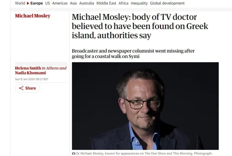 Μάικλ Μόσλεϊ/Guardian Μάικλ Μόσλεϊ/Guardian