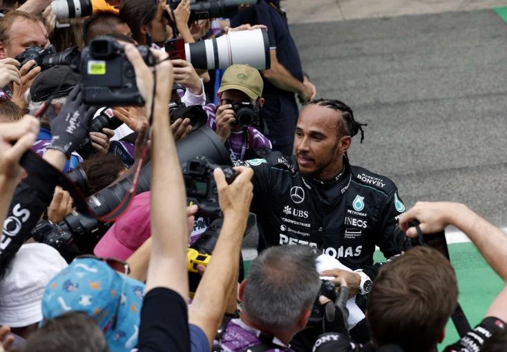 2024 Reuters F1-SPAIN Race Lewis Hamilton 