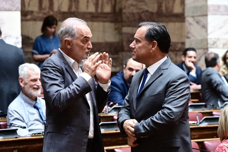 Ο Μάριος Σαλμάς με τον ΄ Ο Μάριος Σαλμάς με τον ΄