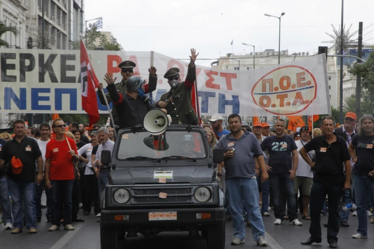 Οκτώβριος 2012 - Κινητοποιήσεις στην Αθήνα για την επίσκεψη της Μέρκελ / Eurokinissi