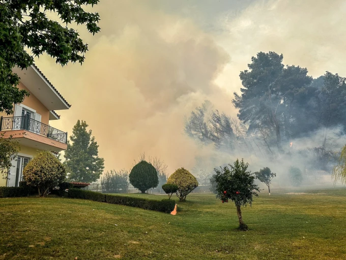Φωτιά στο Γεράκι Ηλείας / πηγή: Eurokinissi