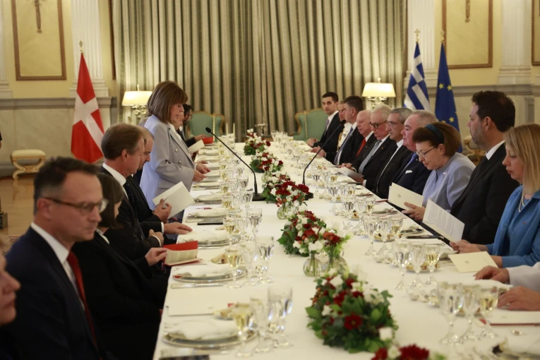 Το επίσημο γεύμα προς τιμήν του Μεγάλου Μάγιστρου Τζον Ντάνλαπ, Γιώργος Κονταρίνης/Eurokinissi