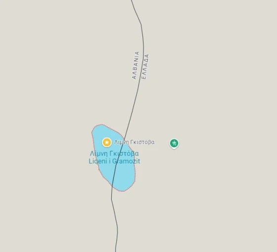 Λίμνη Γκιστόβα/Google Maps Λίμνη Γκιστόβα/Google Maps
